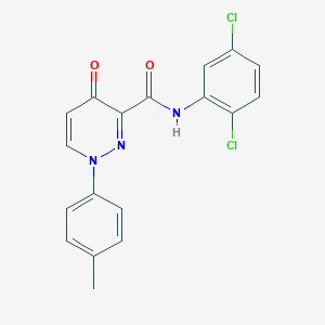 N-(2,5-dichlorophenyl)-1-(4-methylphenyl)-4-oxo-1,4-dihydropyridazine-3-carboxamide