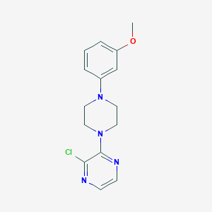 2-Chloro-3-[4-(3-methoxyphenyl)piperazin-1-yl]pyrazine