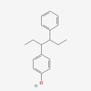 molecular formula C18H22O B1221378 4-(1-Ethyl-2-phenylbutyl)phenol CAS No. 3929-22-4