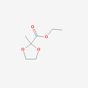 Ethyl 2-methyl-1,3-dioxolane-2-carboxylate