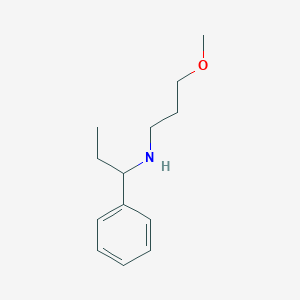 molecular formula C13H21NO B12213813 (3-Methoxypropyl)(1-phenylpropyl)amine 