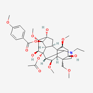 molecular formula C35H49NO12 B1221382 Jesaconitine 