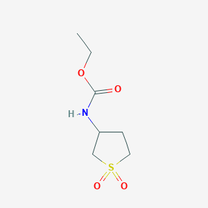 molecular formula C7H13NO4S B12213824 Ethyl (1,1-dioxidotetrahydrothiophen-3-yl)carbamate 