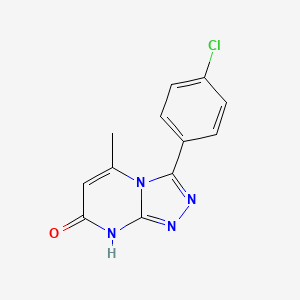 3-(4-chlorophenyl)-5-methyl[1,2,4]triazolo[4,3-a]pyrimidin-7(8H)-one