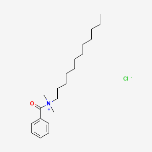 molecular formula C21H36ClNO B1221390 Benzyldimethyllaurylammonium CAS No. 98790-49-9