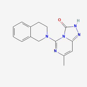 5-(3,4-dihydroisoquinolin-2(1H)-yl)-7-methyl[1,2,4]triazolo[4,3-c]pyrimidin-3(2H)-one