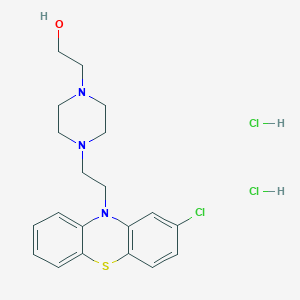 2-{4-[2-(2-Chloro-phenothiazin-10-yl)-ethyl]-piperazino}-ethanol dihydrochloride