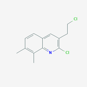 2-Chloro-3-(2-chloroethyl)-7,8-dimethylquinoline