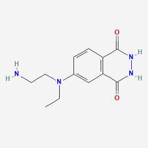 B1221406 1,4-Phthalazinedione, 6-((2-aminoethyl)ethylamino)-2,3-dihydro- CAS No. 80944-67-8