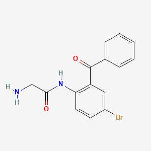 2-amino-N-(2-benzoyl-4-bromophenyl)acetamide