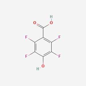 molecular formula C7H2F4O3 B1221410 2,3,5,6-四氟-4-羟基苯甲酸 CAS No. 652-34-6