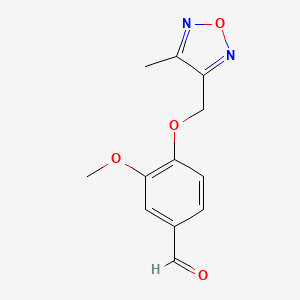 3-Methoxy-4-(4-methyl-furazan-3-ylmethoxy)-benzaldehyde