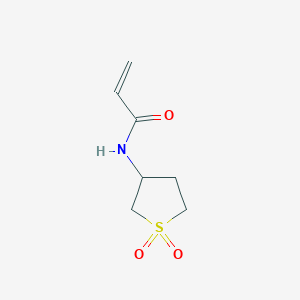 N-(1-hydroxy-1-oxothiolan-3-yl)prop-2-enamide