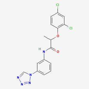 2-(2,4-dichlorophenoxy)-N-[3-(1H-tetrazol-1-yl)phenyl]propanamide