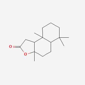 molecular formula C16H26O2 B1221422 Norambreinolide CAS No. 1216-84-8