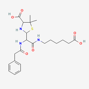 molecular formula C22H31N3O6S B1221423 Benzylpenicilloyl G CAS No. 2642-55-9