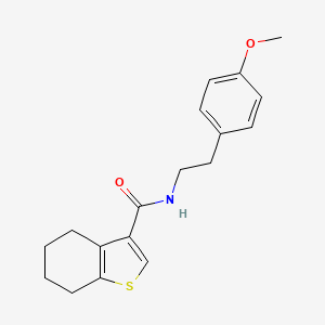 N-[2-(4-methoxyphenyl)ethyl]-4,5,6,7-tetrahydro-1-benzothiophene-3-carboxamide