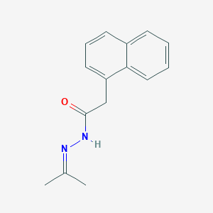 2-(naphthalen-1-yl)-N'-(propan-2-ylidene)acetohydrazide