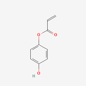 molecular formula C9H8O3 B1221427 p-Hydroxyphenyl acrylate CAS No. 3233-36-1