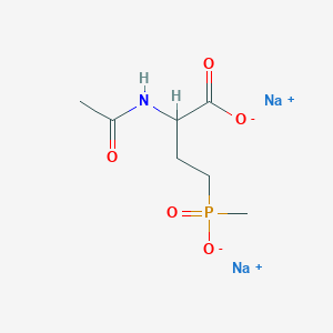 molecular formula C7H12NNa2O5P B122143 N-乙酰谷氨酰胺钠 CAS No. 133659-60-6