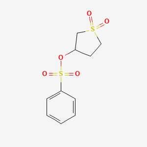 Thiophene-3-ol, tetrahydro-, 3-benzenesulfonate, 1,1-dioxide