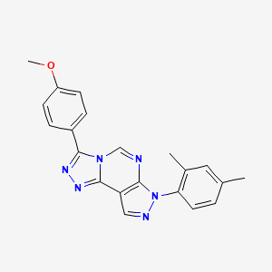 7-(2,4-dimethylphenyl)-3-(4-methoxyphenyl)-7H-pyrazolo[4,3-e][1,2,4]triazolo[4,3-c]pyrimidine