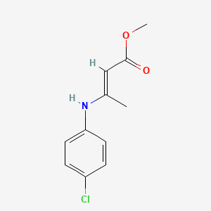 Methyl 3-(4-chlorophenylamino)but-2-enoate