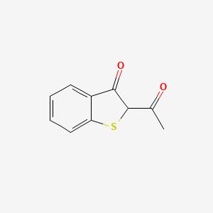 Benzo[b]thiophen-3(2H)-one, 2-acetyl-