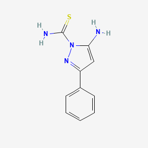 5-Amino-3-phenyl-1H-pyrazole-1-carbothioamide