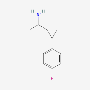 1-(2-(4-Fluorophenyl)cyclopropyl)ethanamine