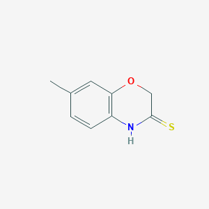 molecular formula C9H9NOS B12214429 7-methyl-2H-1,4-benzoxazine-3(4H)-thione 