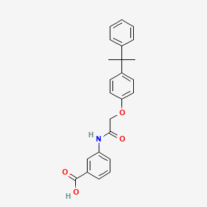 3-{2-[4-(1-Methyl-1-phenylethyl)phenoxy]acetylamino}benzoic acid