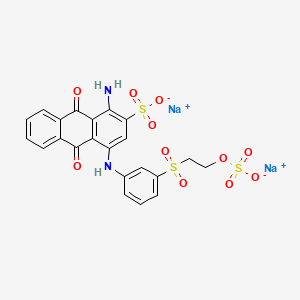 molecular formula C22H16N2Na2O11S3 B1221448 Reactive Blue 19 CAS No. 2580-78-1