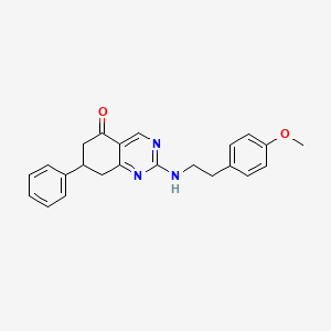 2-{[2-(4-methoxyphenyl)ethyl]amino}-7-phenyl-7,8-dihydroquinazolin-5(6H)-one