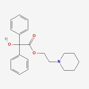 molecular formula C21H25NO3 B1221453 Piperilate CAS No. 4546-39-8