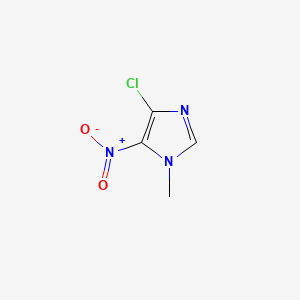 molecular formula C4H4ClN3O2 B1221454 Chlomizole CAS No. 4897-31-8