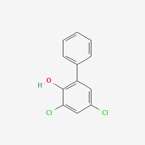 molecular formula C12H8Cl2O B1221455 2-羟基-3,5-二氯联苯 CAS No. 5335-24-0
