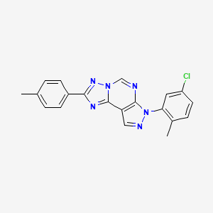 7-(5-chloro-2-methylphenyl)-2-(4-methylphenyl)-7H-pyrazolo[4,3-e][1,2,4]triazolo[1,5-c]pyrimidine