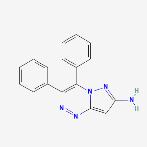 3,4-Diphenylpyrazolo[5,1-c][1,2,4]triazin-7-amine