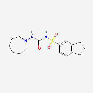 molecular formula C16H23N3O3S B1221462 Glidazamide CAS No. 3074-35-9