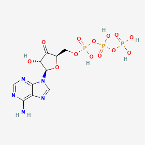 molecular formula C10H14N5O13P3 B1221468 3'-dehydro-ATP 