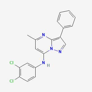 N-(3,4-dichlorophenyl)-5-methyl-3-phenylpyrazolo[1,5-a]pyrimidin-7-amine