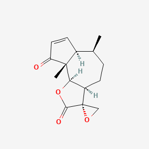 molecular formula C15H18O4 B1221472 Stramonin B 