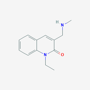 2(1H)-Quinolinone, 1-ethyl-3-[(methylamino)methyl]-