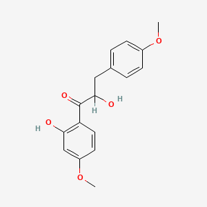 B1221473 2-Hydroxy-1-(2-hydroxy-4-methoxyphenyl)-3-(4-methoxyphenyl)propan-1-one CAS No. 94943-12-1