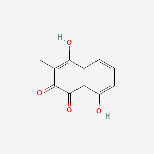molecular formula C11H8O4 B1221475 德索酮 CAS No. 478-40-0