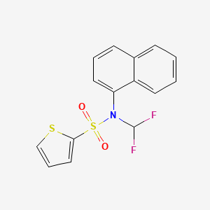 (Difluoromethyl)naphthyl(2-thienylsulfonyl)amine