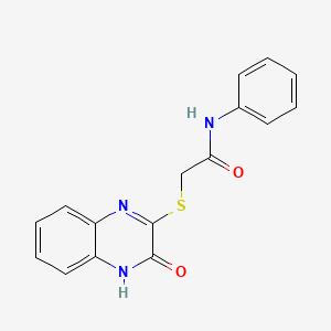 2-(3-hydroxyquinoxalin-2-ylthio)-N-phenylacetamide