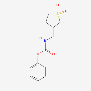 Phenyl [(1,1-dioxidotetrahydrothiophen-3-yl)methyl]carbamate