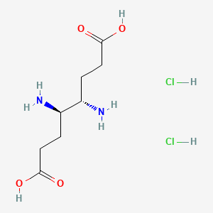 molecular formula C8H18Cl2N2O4 B1221494 meso-gamma,gamma'-Diaminosuberic acid CAS No. 72955-63-6
